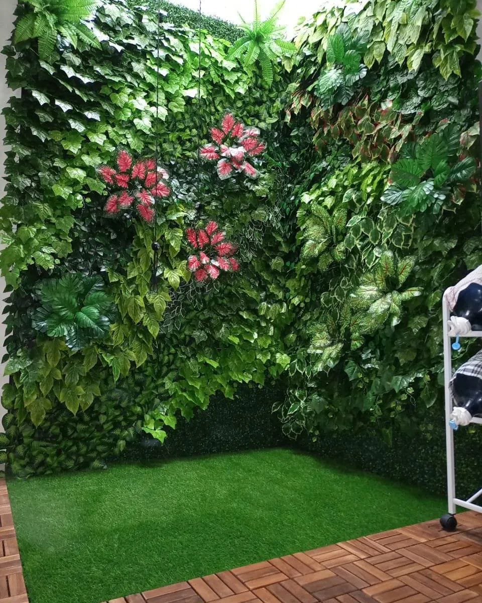 vertikal garden sintetis di pasar minggu jakarta selatan