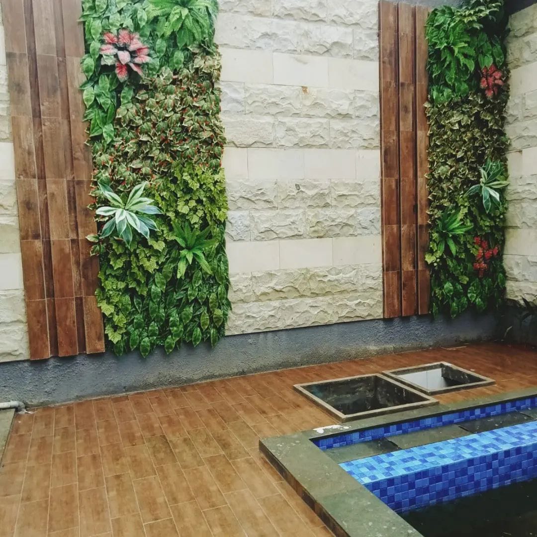 taman vertikal garden sintetis kebayoran lama