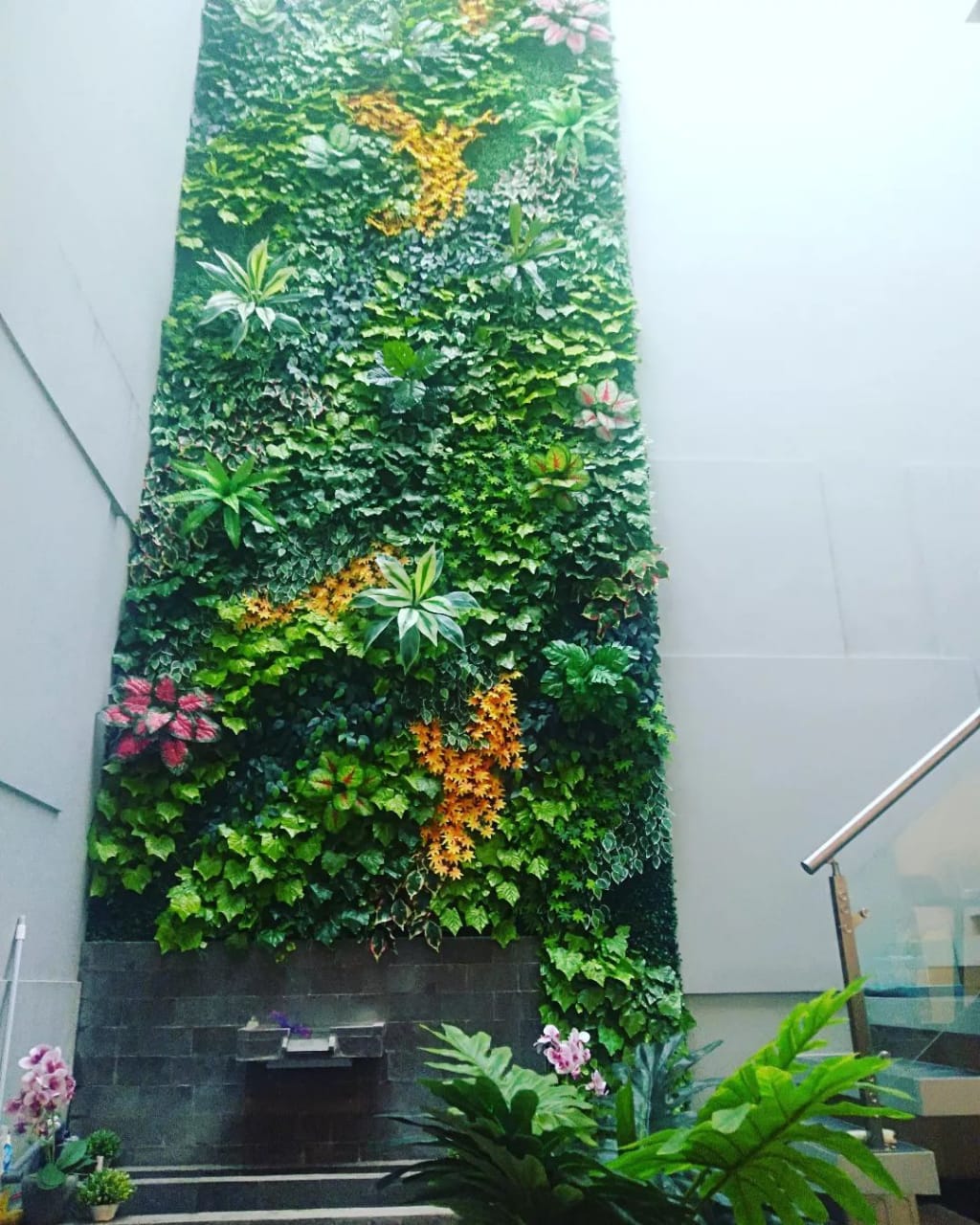 taman vertikal garden sintetis kebayoran lama