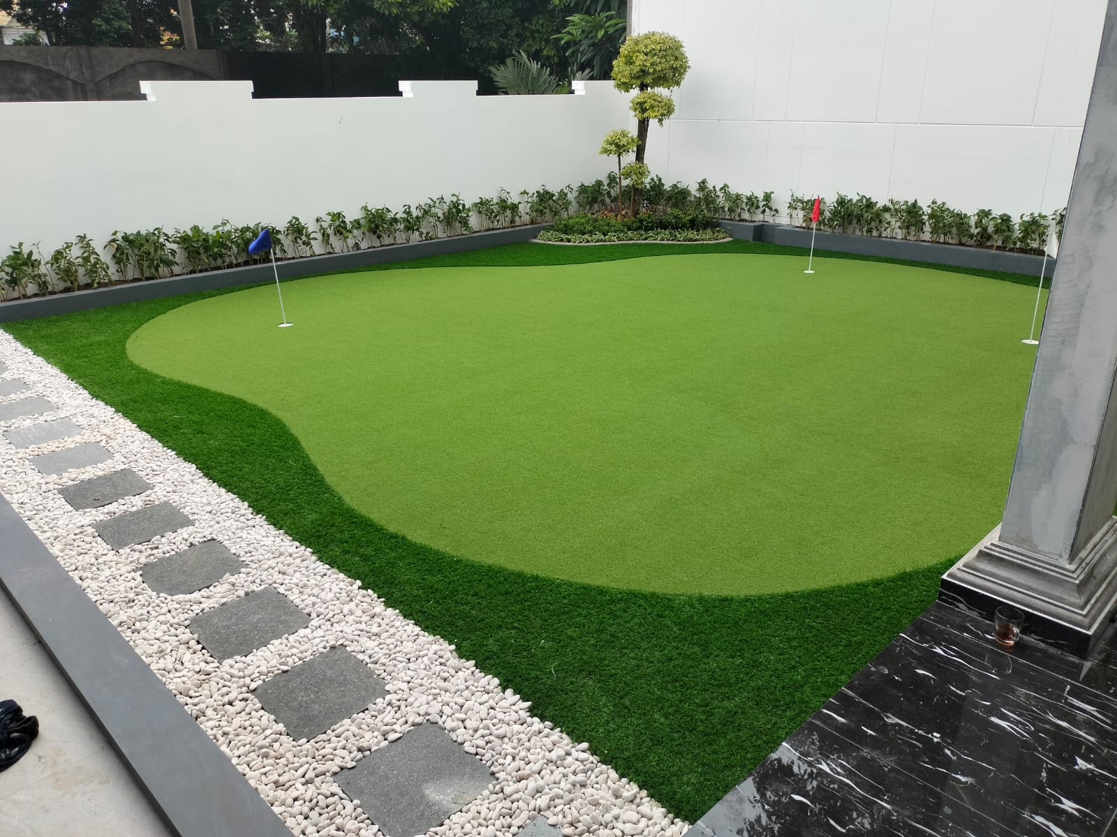 pembuatan lapangan mini golf di tanjung barat