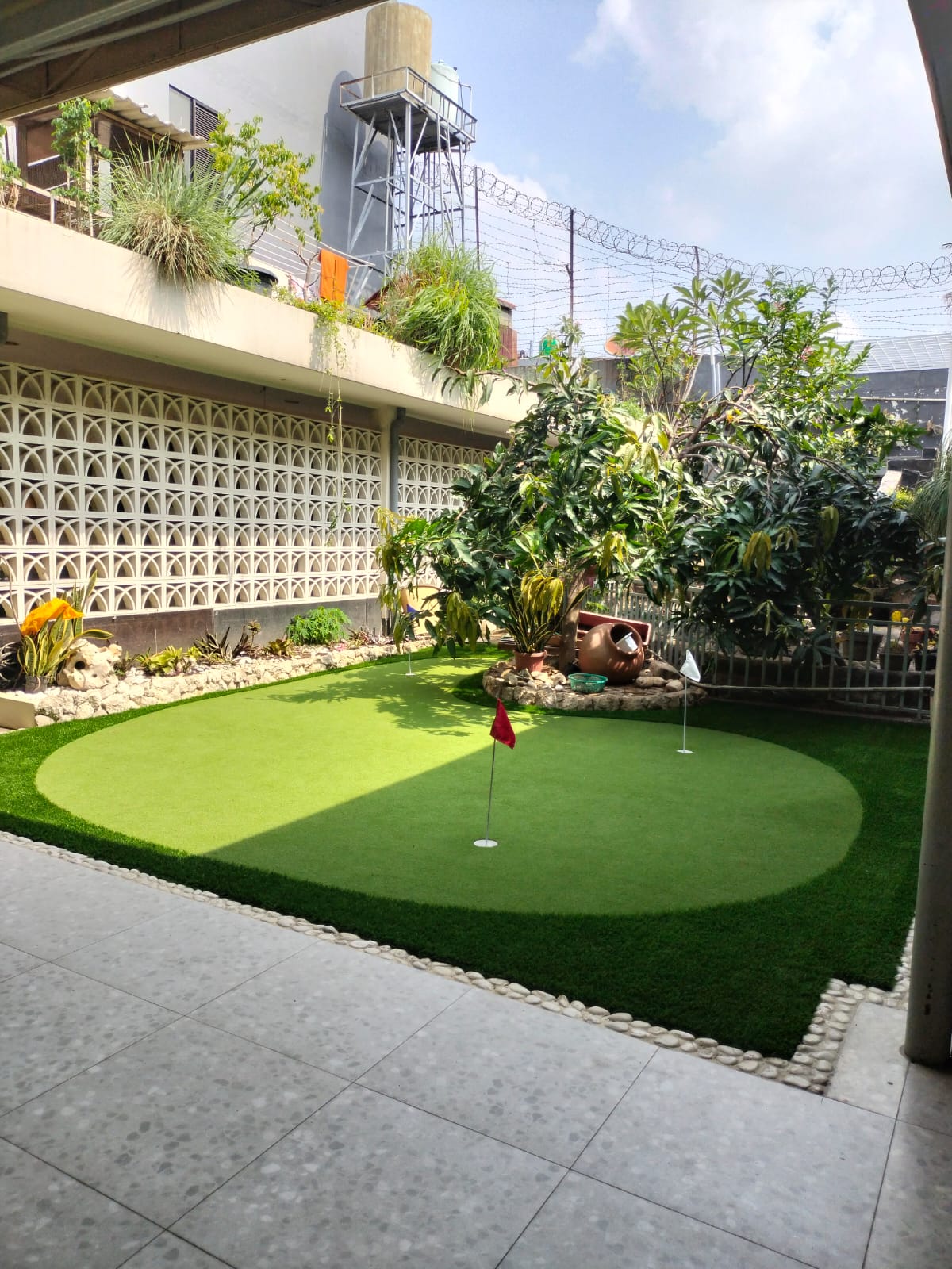 jasa pembuatan lapangan mini golf sintetis di bsd city