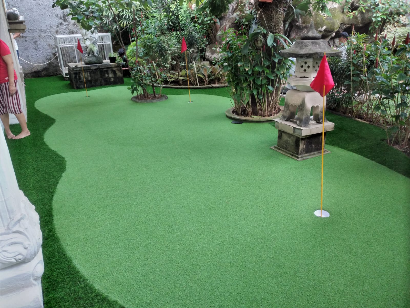 pembuatan lapangan mini golf di tanjung barat